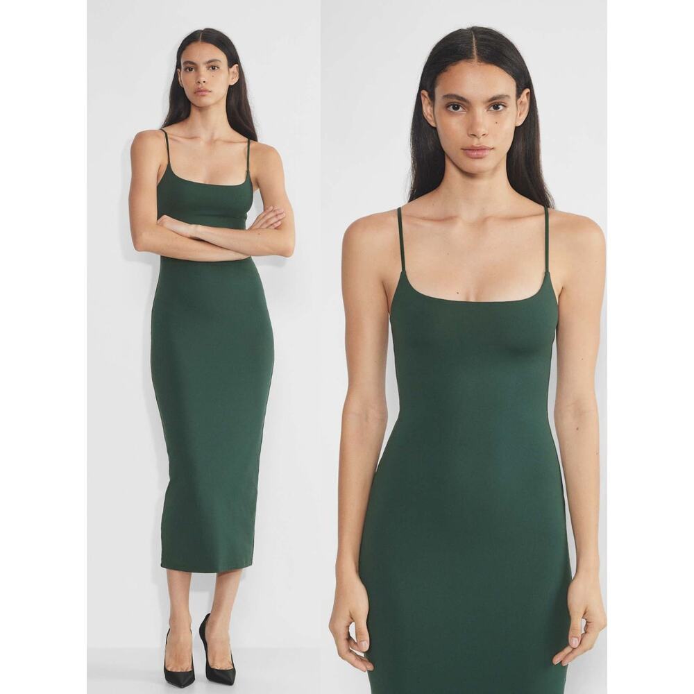 ARITZIA Original Contour Summon Maxi Cami Dress Size XS Green
